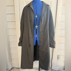 Vintage Alligator Gold Label Long Trench / Overcoat – Classic Minimalist